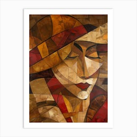 Woman In A Hat 98 Art Print