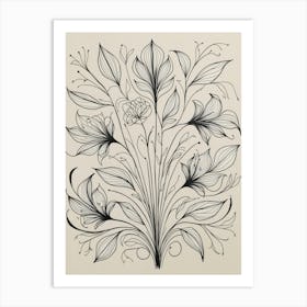 Floral Design Art Print