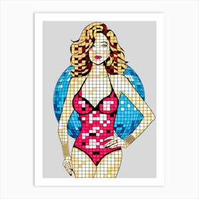 Pixel Art 1 Art Print