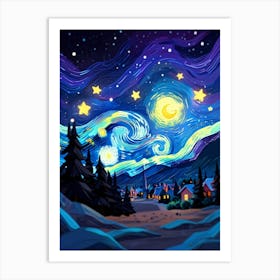 Starry Night 196 Art Print