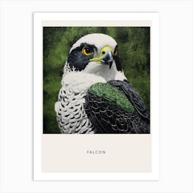 Ohara Koson Inspired Bird Painting Falcon 4 Poster Art Print