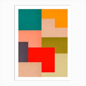 Colorful composition 5 Art Print