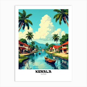 Kerala Landscape Art Print