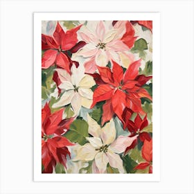 Poinsetta Painting 1 Art Print