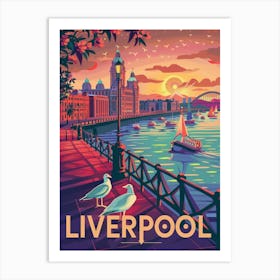 Liverpool England Art Print