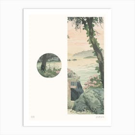 Ise Japan 3 Cut Out Travel Poster Art Print