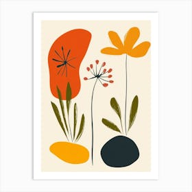 Flowers In The Garden 16 Art Print