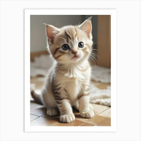 Cute Kitten 13 Art Print