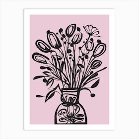 Flowers In A Vase 9 Art Print