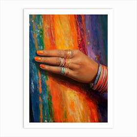 Woman'S Hand Art Print