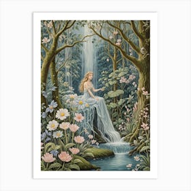 Waterfall Spirit Art Print