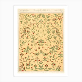 Vintage Pattern Illustration, Owen Jones                                                                                                                                                                                                 Art Print