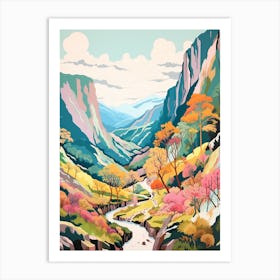 Ben Nevis Scotland 1 Hike Illustration Art Print