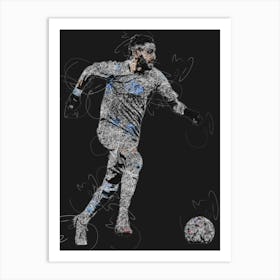 Riyad Mahrez 1 Art Print