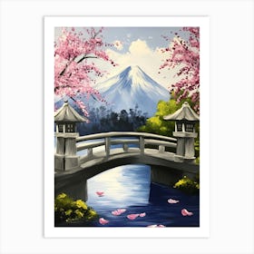 Asian Bridge Art Print