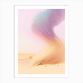 Dust Devil Gouache Space Art Print