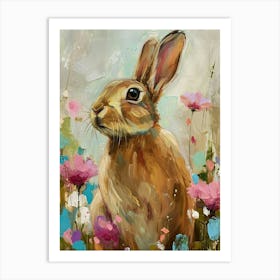 Cinnamon Rabbit Painting 4 Art Print