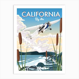 California By Air Art Print