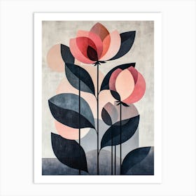 Pink Flowers Art Print