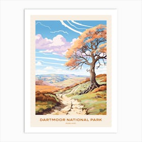 Dartmoor National Park England 2 Hike Poster Art Print