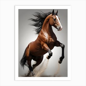 Horse Galloping Art Print