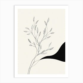 Tree Drawing Art Print