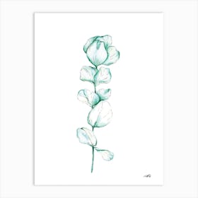 Watercolour Stem Art Print