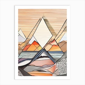 Mountain Range 2 Art Print