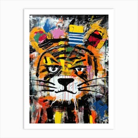 Cute little tiger Art Print