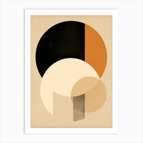 Beige Bauhaus Ternitz Tranquility Art Print