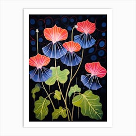 Canterbury Bells 1 Hilma Af Klint Inspired Flower Illustration Art Print