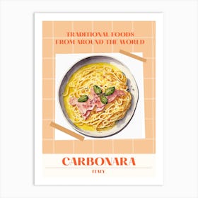Carbonara Italy 1 Foods Of The World Art Print