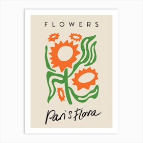 Paris Flora Flowers Art Print