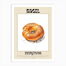 Everything Bagel 1 Art Print