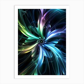 Abstract Flower 32 Art Print