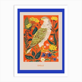 Spring Birds Poster Eagle 2 Art Print