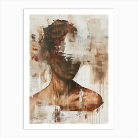 'A Woman'S Face' 3 Art Print