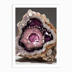 Macro Minerals Art Print