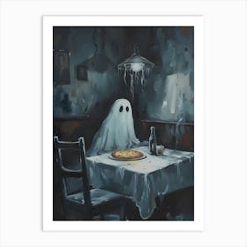 Ghost At The Table 1 Art Print