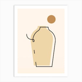 Vase art Art Print