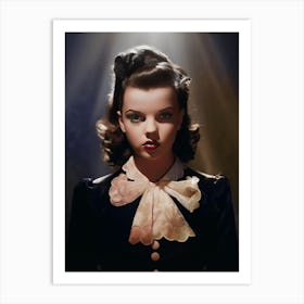 Color Photograph Of Judy Garland Art Print