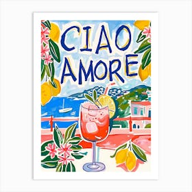 Ciao Amore Art Print