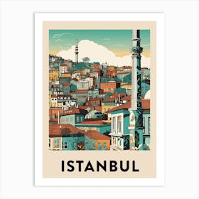 Istanbul 3 Vintage Travel Poster Art Print