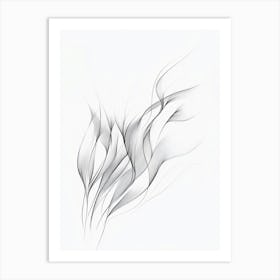 Abstract Smoke Art Print