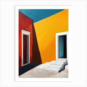 Puerto Vallarta Perspectives: Coastal Contrasts, Mexico Art Print