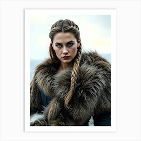 Beautiful Viking Woman Art Print