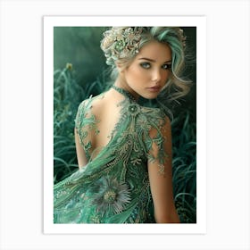 Fairytale Girl 2 Art Print