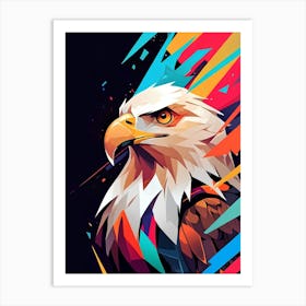 Abstract Eagle Art Print