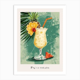 Pi√±A Colada Vintage Poster Art Print