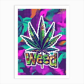 The Colors of Cannabis Art Print